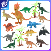 RUICHENG Bộ đồ chơi 13 khủng long nhỏ bằng nhựa rắn cho trẻ em - INTL