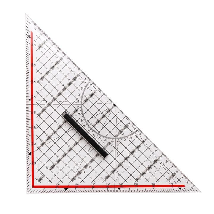 drawing-triangle-ruler-multi-function-drawing-design-ruler-with-handle-protractor-measurement-ruler-stationery