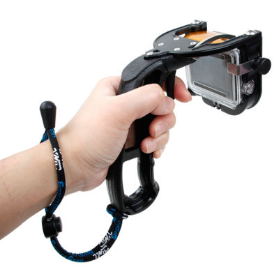 Handheld ShutterTrigger Selfie Monopod สำหรับ Go Pro Diving Handle Self-Timer Non-Slip Grip สำหรับ Gopro Hero 4 3 Camara อุปกรณ์เสริม