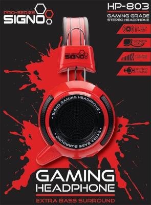 หูฟัง SIGNO Gaming Headphone รุ่น HP- 803 (Red)