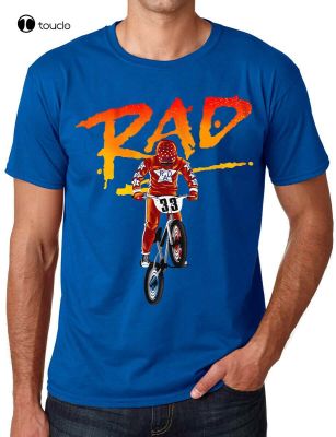 New Rad T-Shirt Cru-Jones Bmx Racer Movie Anniversary Fan Gift Tee Shirt Cotton T Shirt Custom Aldult Teen Unisex Cotton XS-4XL-5XL-6XL