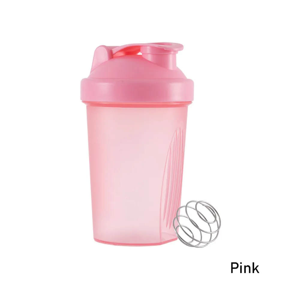 1pc Protein Shaker Bottle With Mixer Ball, Portable Sports Water Bottle For  Shake, Juice, Smoothies, Fitness