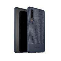 iPaky Luxury Carbon Fiber Soft TPU Case for Huawei P30  เคส ไอปากี้ รุ่นลักซ์ชัวรี่ คาร์บอน ไฟเฟบอร์ ซอฟ์ต ทีพียู สำหรับ หัวเว่ย พี30 กันกระแทก