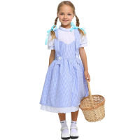 Umorden Teen Kids Girls Dorothy Wizard Of Oz ชุดเครื่องแต่งกายสำหรับสาวฮาโลวีนเครื่องแต่งกายคลาสสิก Cosplay