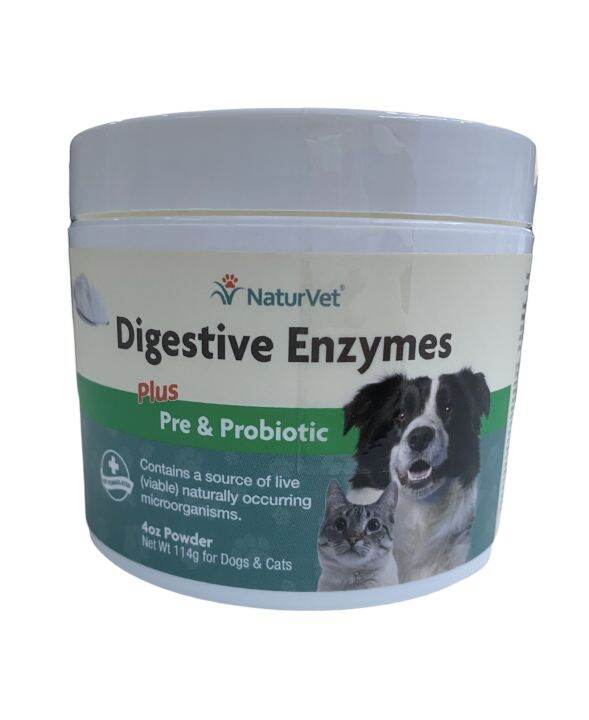 NaturVet Digestive Enzyme Plus Pre & Probiotic Powder 114g Lazada