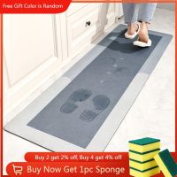 Non-slip Kitchen Mat Super Absorbent Floor Mats Diatomite Kitchen Long Carpets for Living Room Hallway Doormat Kitchen Rugs 주방매트