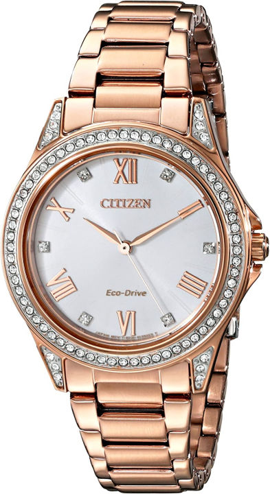 citizen-eco-drive-casual-womens-watch-stainless-steel-crystal-pink-gold-tone