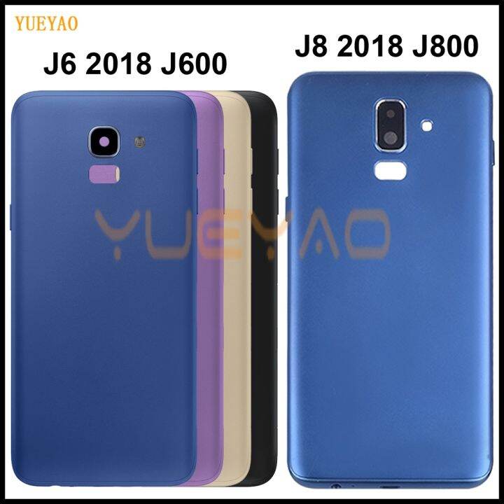 shine-electron-สำหรับ-samsung-galaxy-j6-2018-j600-j600f-j800-j800f-แบตเตอรี่พลาสติกฝาครอบด้านหลัง-j8เปลี่ยนเลนส์ตัวเรือนด้านหลังกระจก