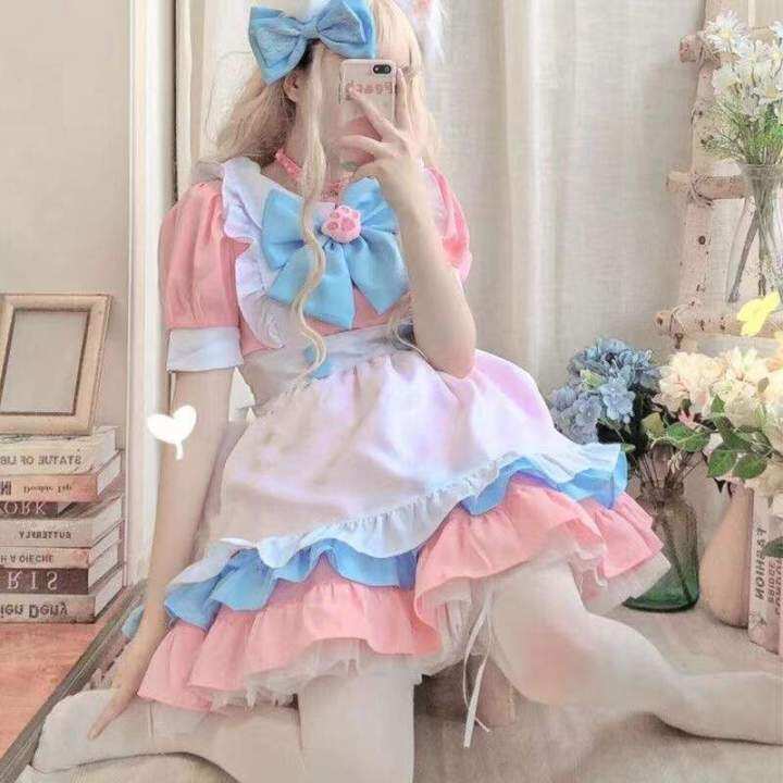 pink-women-maid-outfit-anime-long-dress-black-and-white-apron-dress-lolita-dresses-men-cafe-costume-cosplay-costume