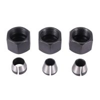 3 Pcs Router Collet Set Chuck Heads Adapter for Drills Engraving Trimming Carving Machine Electric Router Milling Cutter