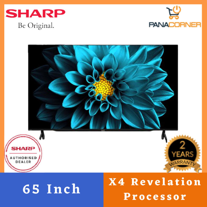 SHARP AQUOS 65 Inch 4K UHD Android TV 4TC65DK1X Lazada