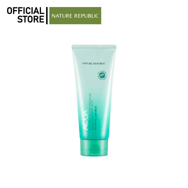 nature-republic-super-aqua-max-soft-peeling-gel-สครับขจัดสิวเสี้ยน