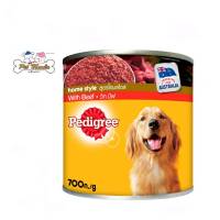 Pedigree®อาหารสุนัขชนิดเปียก แบบกระป๋อง เนื้อวัว 700กรัม