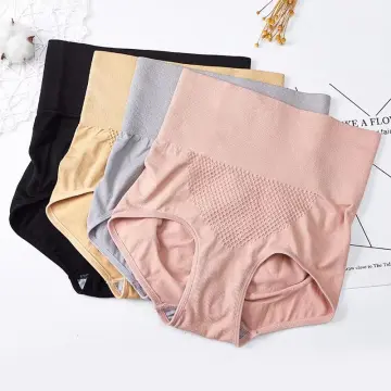 Women's Sexy Underwear Bamboo Fiber High Rise Crotchless Shaper