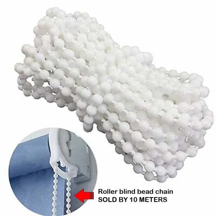 Springs Blinds Parts Cord For Blinds Roller Blinds Plastic Ball Chain sold by 10 meters