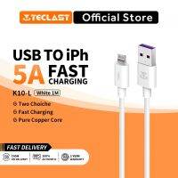 【Taotao Electronics】 ซีรีส์ K10 TECLAST 5A USB กระแสสูงสายดาต้าที่ชาร์จแบบเร็ว1เมตรสำหรับ Type-C/micro (สีขาว)