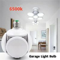 40W 120LED E27 Garage Light Bulb Deformable Ceiling Fixture Lights Shop Workshop Lamp 6500K Living Room Decoration