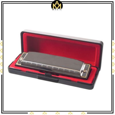 Excellent Harmonicas 10 Holes 20 Tone C Key Harmonica Silver Color Blues Jazz Rock Folk Music Musical Instrument Diatonic Harp