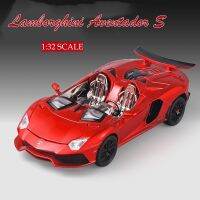 ของขวัญของที่ระลึกโมเดลรถอัลลอย,ลาย Lambสัญลักษณ์ Aventador พร้อมแสงและเสียงและการหล่อแบบดึงกลับ