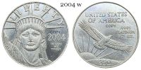 【Trusted】 ของอเมริกา50ดอลลาร์2004 W ชุบเงินเหรียญที่ระลึก