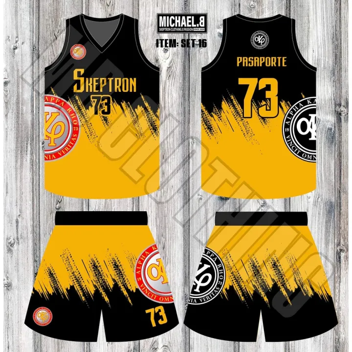 AKP Alpha Kappa Rho Full Sublimation Skeptron Design Jersey Basketball ...