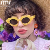 Fashion Punk Cat Eye Sunglasses New Women Men Luxury Designer Unique Flower Sun Glasses Lady Trends UV400 Eyewear De Sol Oculos