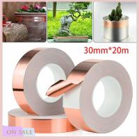 ON SALE 50mm*30M Adhesive Conductive Copper Slug Foil Tapes Repellent Guitar EMI Shield