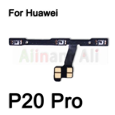 【❂Hot On Sale❂】 anlei3 ปุ่มเปิดปิดปุ่มที่ปรับเสียงขึ้นลงปิดเสียงสวิตช์ริบบิ้นสายเคเบิลงอได้สำหรับ Huawei P9 P10 P20 P30 P40 Lite Pro Plus