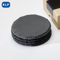 KLP Natural Black Rock insulated coaster