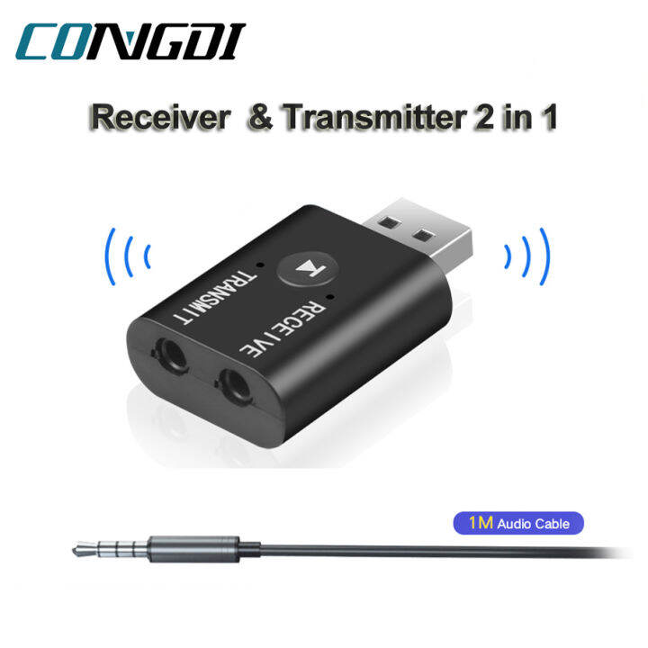 Audio Receiver Transmitter 2 IN 1 Audio 3.5mm Jack Aux Wireless Adapter