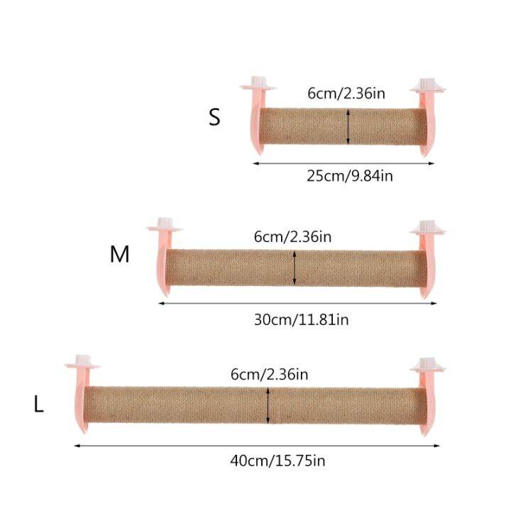 สำหรับแมวเกาโพสต์ลูกแมวธรรมชาติป่านศรนารายณ์เชือก-scratchers-ง่ายต่อการประกอบ10-12-16นิ้วสำหรับขนาดเล็กขนาดกลางขนาดใหญ่แมว