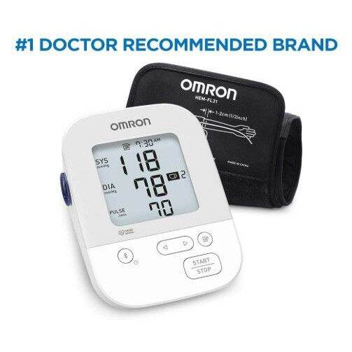 Omron BP5250 Silver Wireless Bluetooth Upper Arm Blood Pressure BP ...