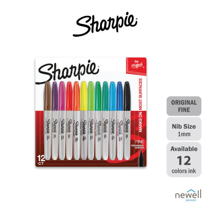 SHARPIE FINE PERMANENT MARKER COLOUR SET Lazada