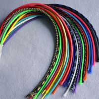 2mm Braided Expandable Sleeve PET Tight Wire Wrap High Density Insulated Cable Harness Line Protector Cover Sheath Single