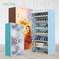 (++โปร) NJCAR XZ-8 ชั้นวางรองเท้า ชั้นรองเท้า ตู้รองเท้า ลาย12ราศี ผ้าคลุมกันน้ำกันฝุ่น ชั้นวางของคุณภาพดี ราคาดี ตู้รองเท้า ชั้นวางรองเท้า ตู้เก็บรองเท้า ตู้ใส่รองเท้า