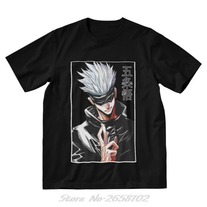 T shirt for men/تي شيرت رجالي من Satoru Gojo تي شيرت بأكمام قصيرة تي ...