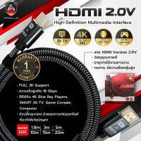 Apollo สาย HDMI Gaming Cable 4K V2.0 รุ่น APL901 1M / 1.8M / 3M / 5M / 10M / 15M / 20M APOLLO สาย TV สายจอคอมพิวเตอร์ โน็ตบู๊ก โปรเจคเตอร์ จอเกมมิ่ง พร้อมส่ง ?