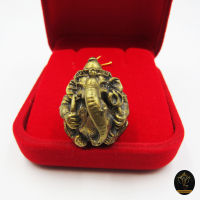 Ananta Ganesh ® พระพิฆเนศ ขนาด 1" (ผ่านพิธีแล้ว) พร้อมกล่อง (เน้นเรียกเงิน มีเสน่ห์ กินไม่หมด ไม่มีอด) พระแม่ลักษมี Ongs05 / Ongs