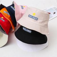 [hot]Women Man Ricard Bucket Hats Classic Cotton Summer Fisherman Caps Teen Outdoor Sport Fishing Hat Girl Boy Bob Panama Hat