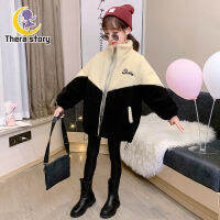 TH Mao Mao Girls Clothes,ชายใหญ่เวอร์ชั่นเกาหลีของสีต่างประเทศ,Lambswool และแจ็คเก็ตผ้าฝ้าย