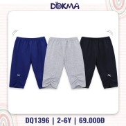 DQ1396 Quần legging lửng bé gái Dokma 2-6T