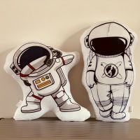 Simulation Space Series Plush Pillow Toys Astronaut Spaceman Rocket Spacecraft Stuffed Doll Nap Pillow Boys Kids Birthday Gifts