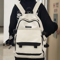 Trendy Girl Boy Waterproof Cool Student School Bag Female Male Cute Backpack Lady Men Kawaii Travel College Bags Women Backpacks