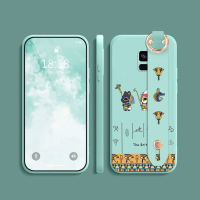 เคสa8 plus 2018 samsung ยางนิ่ม กันกระแทก กันน้ำ กันลื่น ฝาหลัง คลุมเต็มขอบ ไม่เบียด ฟิล์มมือถือ เคสใส่เลนส์ ลายการ์ตูนน่ารัก