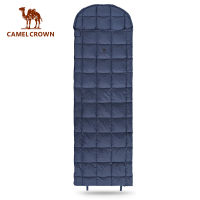 CAMELCROWN ซองจดหมายแบบหนาสำหรับถุงนอนกลางแจ้งแคมป์ปิ้ง,แผ่นรองนอนแบบซองมีขนนกสำหรับผู้ใหญ่ให้ความอบอุ่นในฤดูหนาว