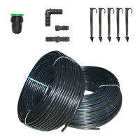 16mm PE 58" Plastic Water Black Garden Irrigation Greenhouse Watering Hose Farm DN16 Distribution Tubing