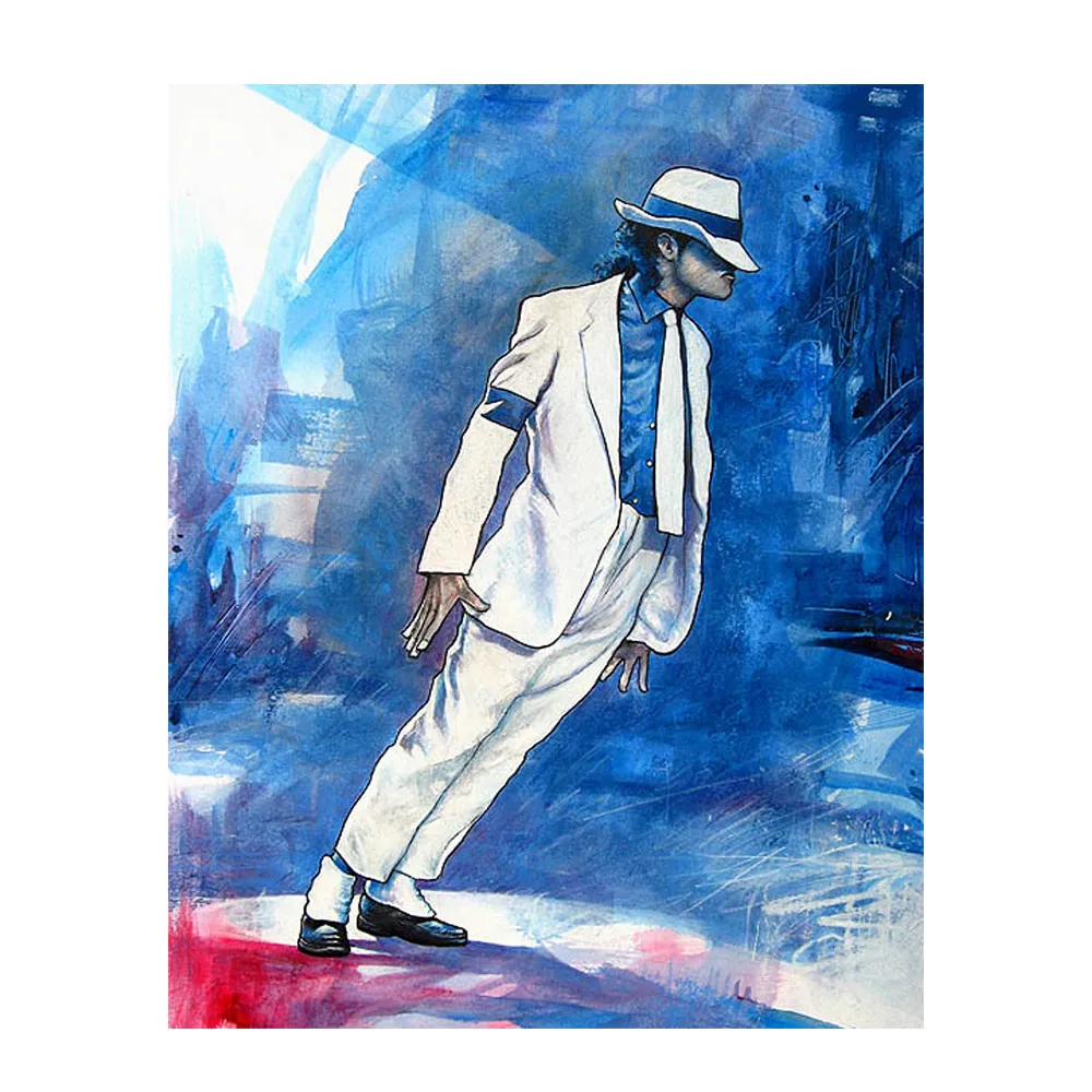 Orfon】 Vẽ Theo Số ~Michael Jackson Series ~ 40X50 Cm Bộ Kit Tự Làm Tranh