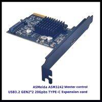 TYPE-C Expansion Card PCB Expansion Card PCIe to Type-C PCI Express PCI-E 4X to USB3.2 GEN2X2 20Gbps ASM3242 Adapter