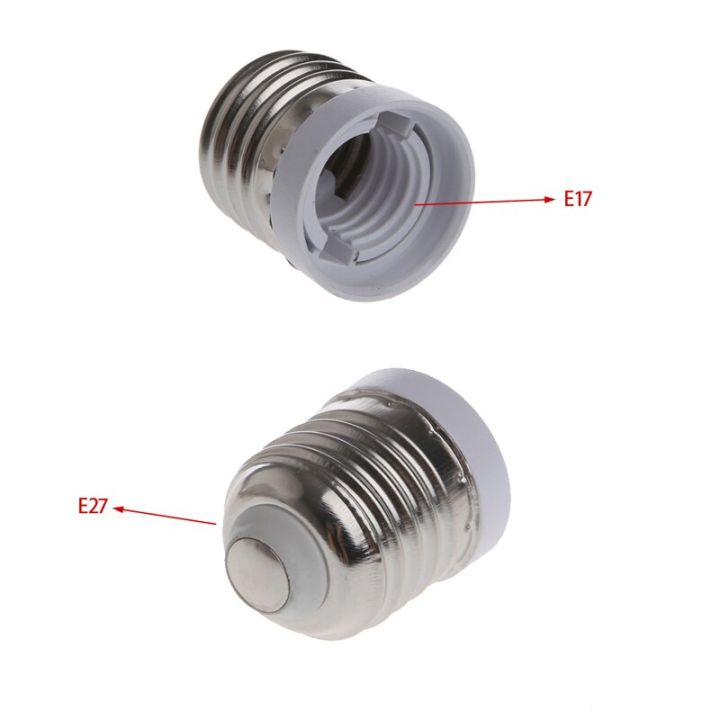 e27ให้แสงสว่างหลอดโคมไฟฮาโลเจน-cfl-led-หลอดไฟอะแดปเตอร์-e17ตัวยึดแปลงอะแดปเตอร์