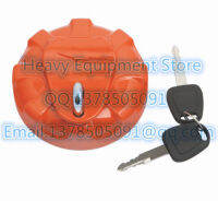 Fuel Cap With 2 D100 keys For Deawoo Doosan Bobcat Excavator 110911-00126 HDB160119 DH215-7 DH225-9 DH300 DH340-5